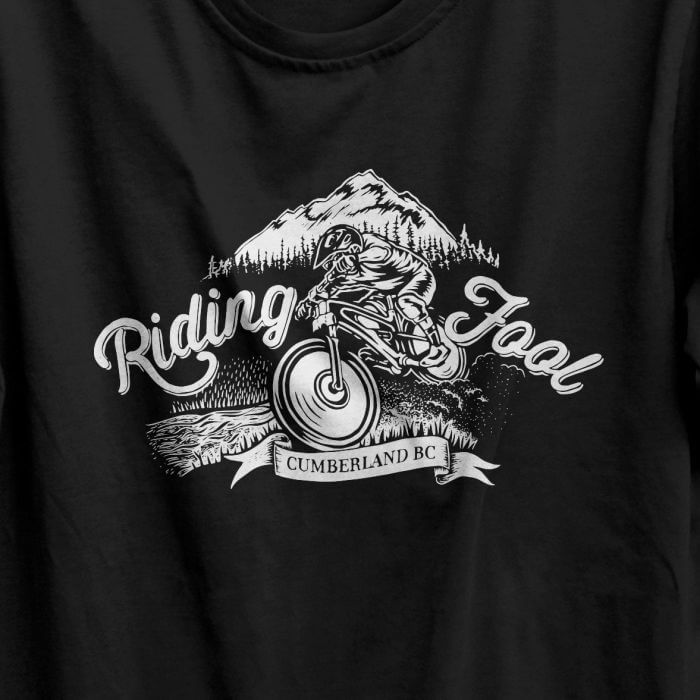 Riding Fool t-shirt design