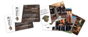 Mica Stoneworks Business Cards