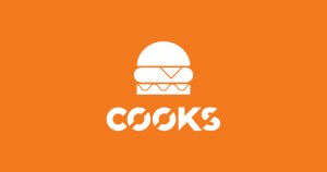 Cooks Restaurant burger logo