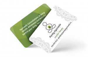 Business Card Design - Purely Ayurveda