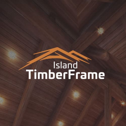 Island Timber Frame Logo Design