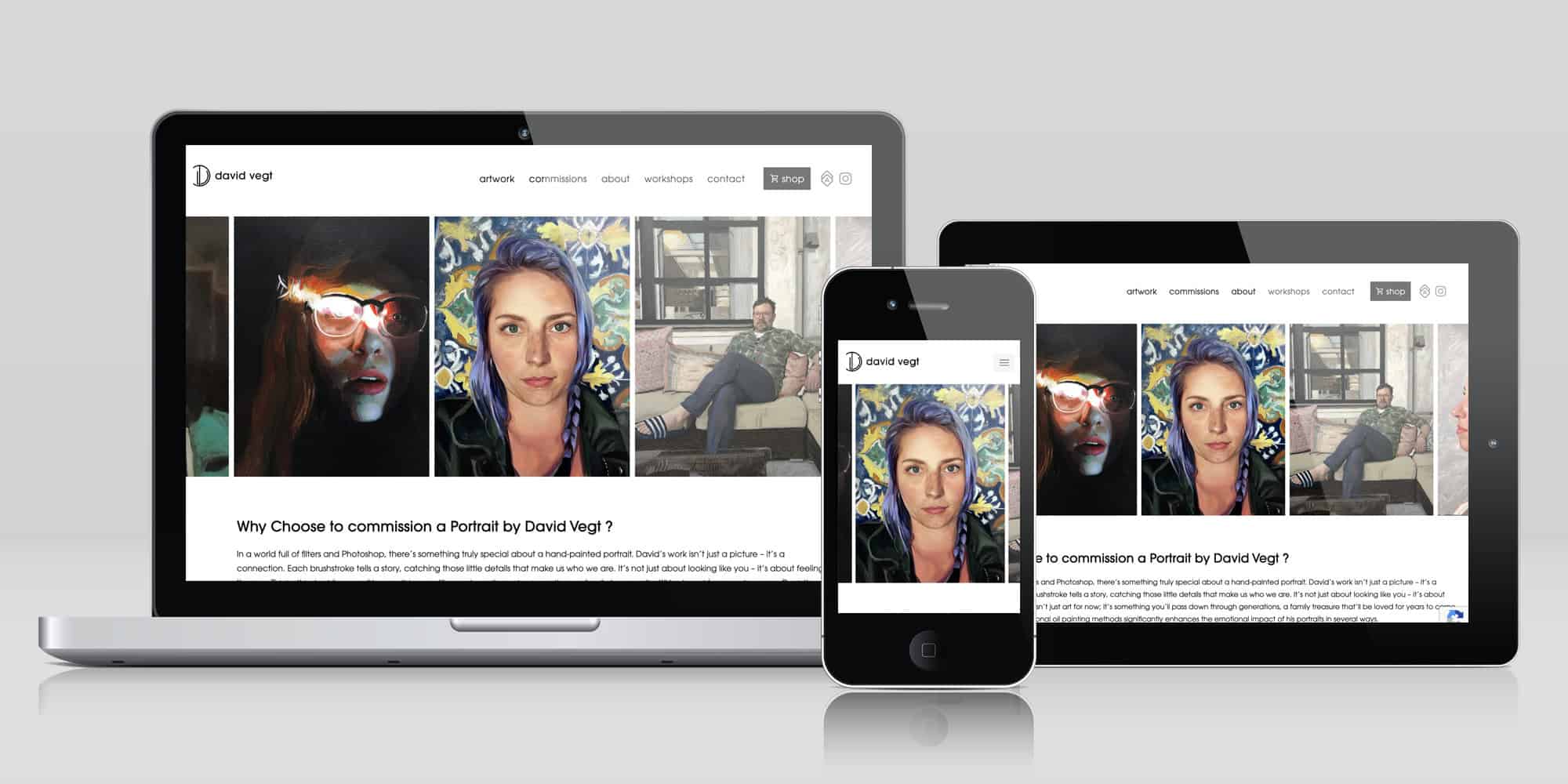 David Vegt Painter website